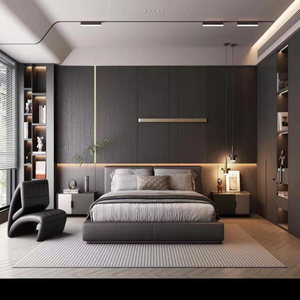 Gỗ thật Veneer tấm Tường chống cháy tre sợi gỗ trang trí bảng liền mạch 5/8mm sàn nhựa Đồng bằng dễ dàng nhấp chuột - Product Image 3