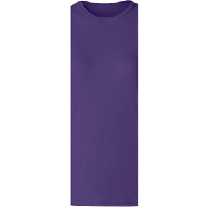 T-shirt à manches courtes col rond pour femme, style streetwear, respirant, écologique, en coton biologique gris, uni, en molleton - Product Image 3