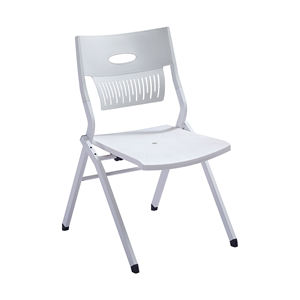 Asiento plegable de material PP + GF con marco fijo, silla de entrenamiento para conferencia - Product Image 2