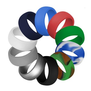 Affordable <strong>Silicone</strong> Rubber <strong>Wedding</strong> <strong>Bands</strong> Durable Comfortable Rings - Product Image 5
