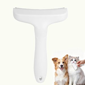 Peigne anti-poils NOVISON haute efficacité en plastique, design minimaliste, à dents fines et denses, courbé, efficace pour l'élimination des poils de chat et de chien - Product Image 1