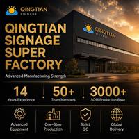 Panneau signalétique en acrylique LED 3D personnalisé avec éclairage latéral, finition noire mate, logo d'entreprise pour la décoration des bureaux et des bâtiments