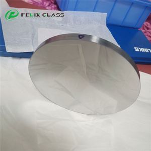 Filtre en verre Si IR de grande taille FELIX avec revêtement d'atténuation, longueur d'onde de 3,8 à 5,4 µm pour système IR - Product Image 1
