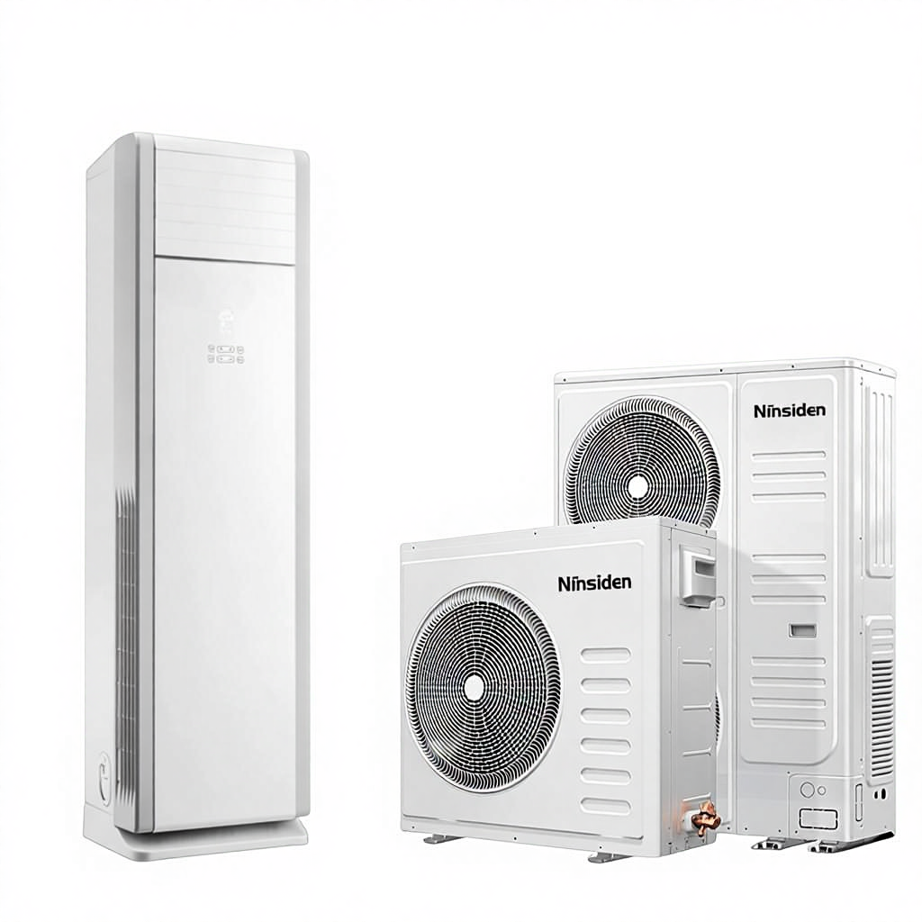 Electric Air Conditioner <strong>110V</strong> 240V 2-7 HP Home Commercial Inverter First-Class Central Silent Operation Cooling Heating Dual-Use
