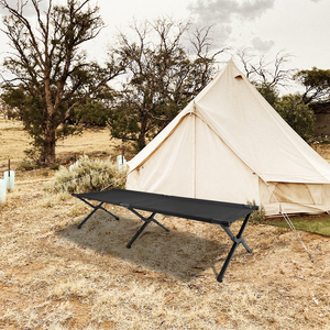 STARRYHEART Portable Luxury <b>Folding</b> Camping <b>Cot</b> Reclining Outdoor Foldable Sleeping Bed - Product Image 5