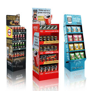 Maßgefertigtes Einzelhandels-Pop-up-Karton-Displayregal Werbe-POP-Papier-Displayregal für Snacks, Getränke, Spirituosen Karton-Verkaufsständer - Product Image 2