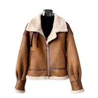 Veste courte chaude en laine d'agneau et peau de mouton pour femme, modèle JT440, nouvelle collection hiver 2023, en promotion