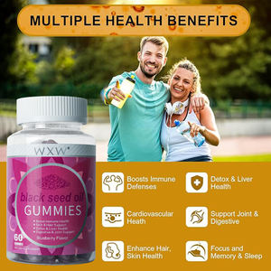 Professional Supplements Organic <b>Black</b> <b>Seed</b> Oil Gummy Vegan <b>Black</b> Cumin <b>Seed</b> <b>Gummies</b> Immune Digestive Support Gummy Candy - Product Image 5