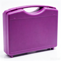 U-S004 13" OEM Custom Lightweight High Impact PP Hard Plastic Electronic Instrument Storage Case with Buckle Closure
