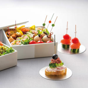 Brochettes de bambou décoratives importées du Japon 5cm ~ 15cm pour hamburgers outil de cuisson en bois Standard - Product Image 6