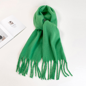 Mujer regalo logotipo personalizado venta al por mayor lujo Reversible Real Pashmina 100% invierno bufandas Cachemira bufanda <span class=keywords><strong>para</strong></span> mujer - Product Image 3