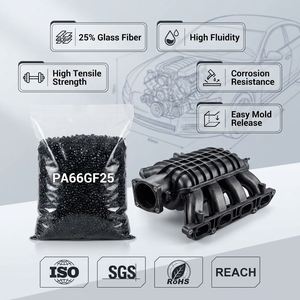 Precision Injection Grade PA66 GF25 Polyamide 66 Granules Low Warpage Nylon Pellets for Technical Parts and <b>Plastic</b> Fasteners - Product Image 1