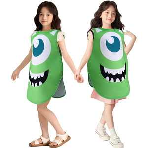 Costume de monstre aux grands yeux en éponge pour femme, déguisement d'Halloween, tenue de fête, matière synthétique - Product Image 4