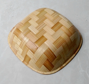 Bol à manger en bambou personnalisable haut de gamme bol à salade de Camping écologique nourriture fruits outils cuillère ensemble vaisselle - Product Image 2