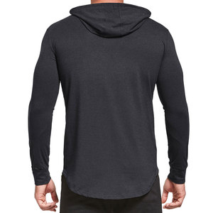 Sudadera con capucha ajustada para hombre, para entrenamiento, gimnasio, fitness, venta al por mayor, diseño personalizado, sudaderas con capucha de invierno para hombre, para venta en línea - Product Image 2