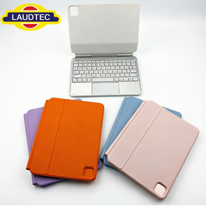 เคสคีย์บอร์ดแม่เหล็กกันน้ำพร้อมไฟ RGB 7 สี สำหรับ iPad Pro 13" M4/M5 รองรับ Multi-Touch Trackpad ขายส่ง ODM OEM - Product Image 1
