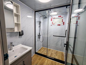 Maison préfabriquée extensible en conteneur maritime de 40 pieds ou 20 pieds, prête à l'emploi, en acier léger, pliable, type villa, à vendre - Product Image 6