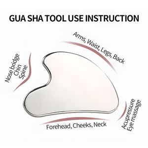 Edelstahl Hauts traffung Gesichts massage Körper <span class=keywords><strong>Gua</strong></span> <span class=keywords><strong>Sha</strong></span> Stein <span class=keywords><strong>Gua</strong></span> <span class=keywords><strong>Sha</strong></span> Facial Lifting Tools - Product Image 2
