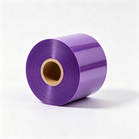 Ruban de transfert thermique violet Haoxuan 80 mm x 300 m, ruban d'impression couleur étroit pour étiquettes, emballages, étiquettes et marquage