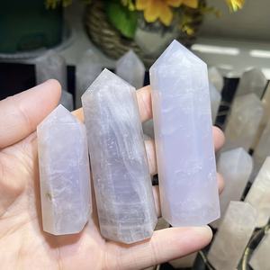 Torre de Piedra Lunar Azul Natural, Cristal Curativo, Piedra Energética para Decoración y Regalo - Product Image 2