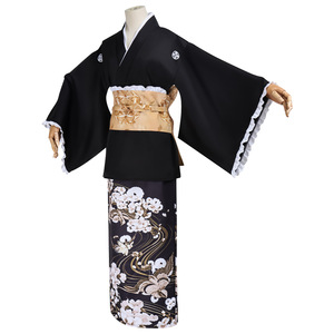 Kimono <span class=keywords><strong>traditionnel</strong></span> Silent Hill F en fausse fourrure Field Runzi pour cosplay printanier, vêtements pour femmes, style Shimizu Îles Asie-Pacifique - Product Image 2
