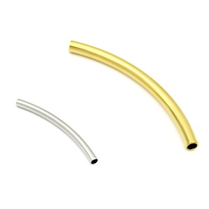 Tubes ronds creux en acier inoxydable Anno Jewelry pour la fabrication de bijoux DIY, connecteurs pour bracelets, 5 tailles disponibles - Product Image 5