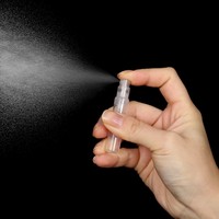 Botol semprot plastik Travel kecil Mini, botol parfum unik, botol parfum, sampel transparan, 2ml, 3ml, 4ml, 5ml