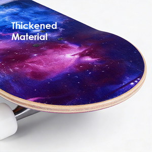 ZHOYA <span class=keywords><strong>Tabla</strong></span> <span class=keywords><strong>de</strong></span> <span class=keywords><strong>Skate</strong></span> Profesional <span class=keywords><strong>de</strong></span> Cuatro Ruedas <span class=keywords><strong>para</strong></span> Principiantes, Longboard <span class=keywords><strong>de</strong></span> Madera <span class=keywords><strong>de</strong></span> Arce Doble Curvado, <span class=keywords><strong>Tabla</strong></span> <span class=keywords><strong>de</strong></span> Surf <span class=keywords><strong>para</strong></span> Adultos y Niños - Product Image 3