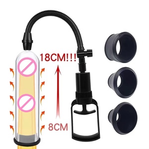 Pompe à pénis manuelle portable, facile à utiliser, étanche IPX7, dispositif d'agrandissement sous vide, jouet sexuel réutilisable en silicone pour hommes - Product Image 2
