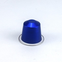 Capsule de café en aluminium de 15 ml, conteneur portable pour expresso liquide, impression de logo, biodégradable, anti-fuite, jetable