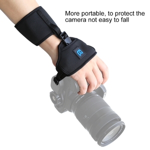 PULUZ dây đeo cổ tay với 1/4 inch vít tấm nhựa người đàn ông và phụ nữ mềm Neoprene tay Grip dây đeo cổ tay cho máy ảnh - Product Image 6
