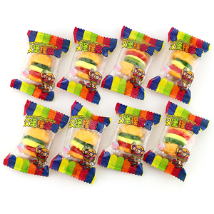 Venta al por mayor de estilo occidental de comida rápida hamburguesa en forma de caramelo de goma masticable a granel - Product Image 2