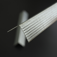 Profilé d'angle en métal perforé en acier galvanisé et alliage d'aluminium pour protection des coins de cloisons sèches