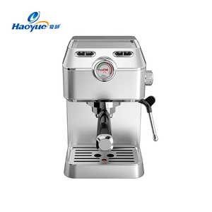 <span class=keywords><strong>Cafetera</strong></span> Comercial con Bomba de Alta Presión de 15-20 Bares, Tanque de Agua de 1.5 <span class=keywords><strong>L</strong></span>, para Uso Doméstico, Máquina de <span class=keywords><strong>Espresso</strong></span> con Manómetro - Product Image 1