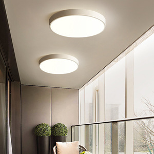 Modern Contemporary <b>LED</b> Drum <b>Ceiling</b> <b>Light</b> Dimmable <b>Flush</b> <b>Mount</b> Remote Control White Acrylic Lamp for Home Office CE Certified - Product Image 5
