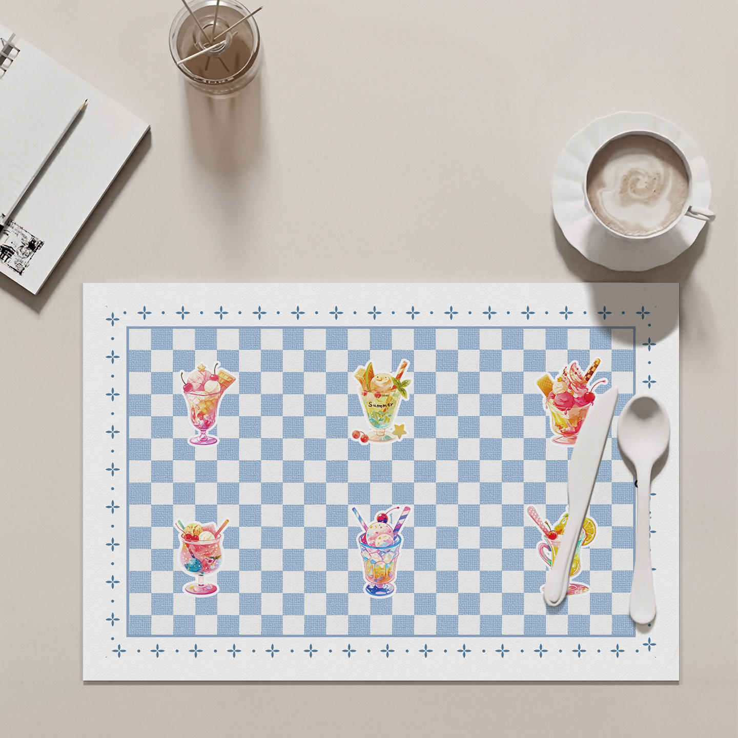 Boissons glacées : style