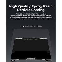 Plaque de construction en acier Creality K1 SE/K1C 235x235mm avec surface en résine époxy, magnétique et flexible pour imprimante 3D