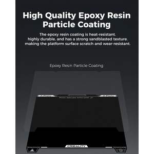 Placa de Construcción de Acero Creality K1 SE/K1C de 235x235 mm con Superficie de Resina Epoxi, Magnética y Flexible para Impresora 3D - Product Image 4