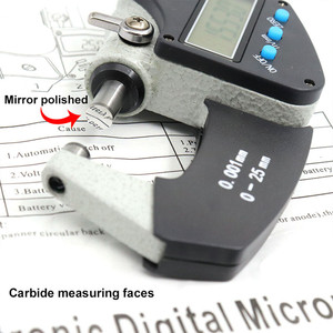 ไมโครมิเตอร์ดิจิตอลอิเล็กทรอนิกส์แบบ 2 ทาง รุ่น Xtester-CTM025-0-25MM0-1 พร้อมสเกลเลเซอร์สลัก  รับประกัน 1 ปี 220V - Product Image 4