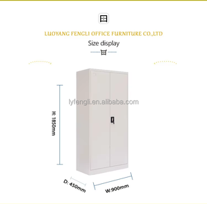 Armoire Métallique Style Industriel Moderne, Autoportante, Facile à Assembler, Pliable, Verrouillable, avec Fonction de Suspension pour Maison, Hôtel, Salle de Sport, Chambre - Product Image 6