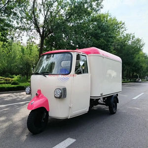 Multi-function Coffee Carts Food Trailer Mobile, Food Cart Ice Cream <b>Mini</b> Food Truck Fully Equipped With Kitchen - Product Image 1