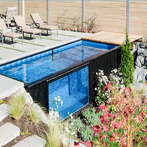 Vente en gros de conteneurs pour tour de natation plongée piscines à <span class=keywords><strong>coque</strong></span> piscines préfabriquées conteneur d'expédition <span class=keywords><strong>piscine</strong></span> 20 pieds 40 pieds pour l'extérieur - Product Image 5