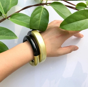 Minh Giang Craft Buffalo Horn Bracelet Minimalist Lightweight Hand-Finished Jewelry for Daily Wear - Product Image 1
