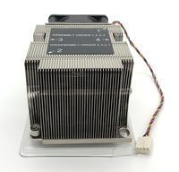 Pendingin CPU Server Persegi Panjang 4U dengan 5 Pipa Panas Aktif LGA3647 Bantalan Bola untuk Kipas CPU Menara Prosesor