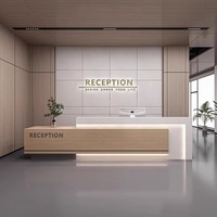 Comptoirs de réception modernes pour salon, spa, institut de beauté, boutique de vêtements, restaurant, hôtel