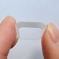 Industrial Special Shaped Optical Glass Ring Inner Length 15mm Outer Length 20mm for Optical Surveying Measuring Instrument