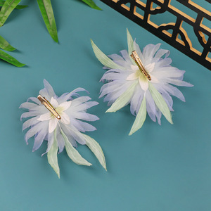 Nouvelle Pince à Cheveux Hanfu Faite Main Style Ancien 2026, Dégradé de Pivoines, Accessoire Capillaire Polyvalent et Élégant avec - Product Image 3