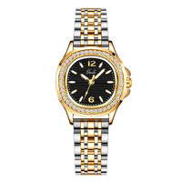 GEDI 61013 Kleid Mode Modern Diamond Damen Quarz Armbanduhr Edelstahl Wasserdichte Luxus Geschenk Lady Uhren