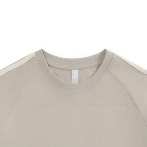 เสื้อยืดคอตตอนทรงหลวมสไตล์เรโทร ลวดลายริบบิ้น ซักแล้ว ใส่สบาย คุณภาพสูง สำหรับผู้ชายและผู้หญิง - Product Image 5