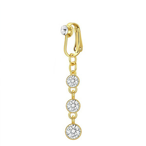 Anneaux de nombril factices pour femmes, bijoux de <span class=keywords><strong>piercing</strong></span> de nombril à clipser, sans perçage - Product Image 6
